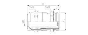 Jacob MS-Kabelverschraubung Uni-Dicht M20 18M200508