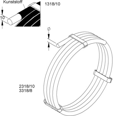 HKL Runddraht 80000mm, D=10mm 2318/10