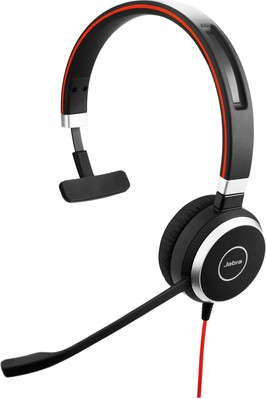 GN Audio Headset einohrig schnurgebunden JabraEvolve40UCMono