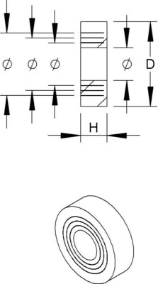 HKL Ausschneidbarar Dichtring DIN46320 Pg29 2603/29