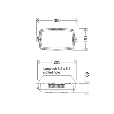 Schuch Licht LED-Notleuchte IP65, SKI 3611 L10