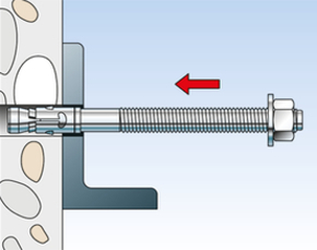 Fischer Deutschl. Bolzenanker galv. Verzinkt FBZ 12/20