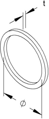 HKL Anschlussgewindedichtring Pg36 987H/36