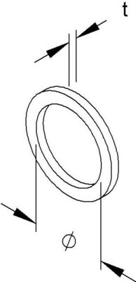 HKL Anschlussgewindedichtring Pg13.5 987PERB/13