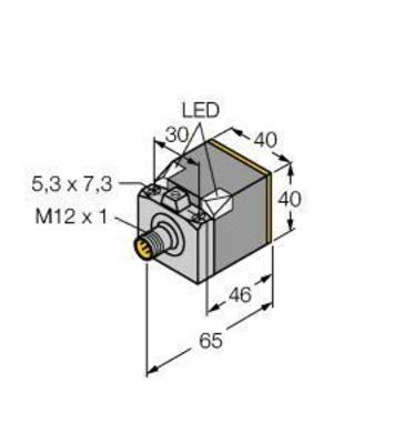 Turck Sensor induktiv BI20UCK40VP4X2H1141