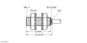 Turck Sensor induktiv BI2-EG08K-AP6X