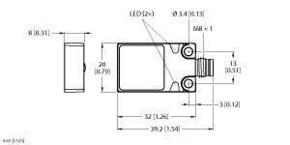 Turck Sensor induktiv BI5U-Q08-AP6X2-V2131