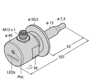 Turck Eintauchsensor FCS-50A4- #6872025
