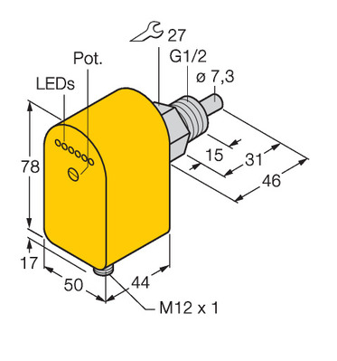 Turck Eintauchsensor FCSG1/2A4PAP8XH1141