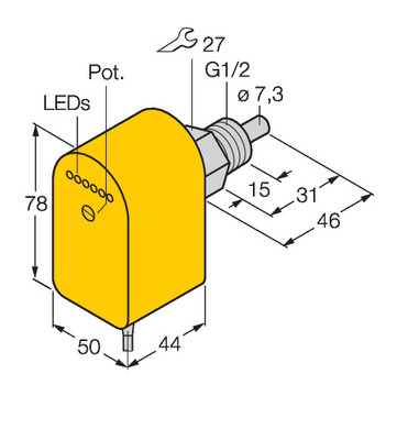 Turck Eintauchsensor FCSG1/2A4PVRX/24VDC
