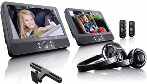LENCO DVD-Player Dual-Set portable DVP-939
