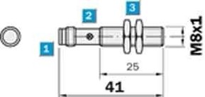 Sick Induktiver Näherungssensor IME-Serie IME08-02BPSZT0K