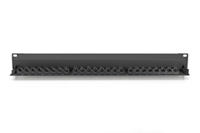 DIGITUS Patch Panel 1HE, 24-Port, schwarz DN-91624S-EA-B