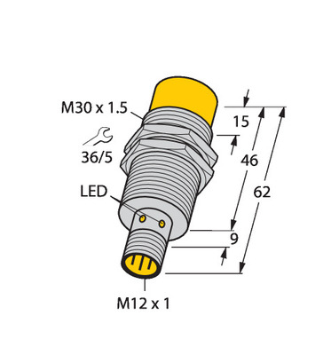 Turck Sensor induktiv NI20UEM30AP6XH1141