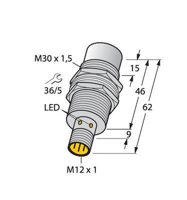 Turck Sensor induktiv NI20UMT30AP6XH1141
