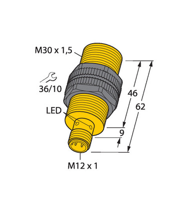Turck Sensor induktiv NI20U-S30-AP6X-H1141