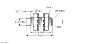 Turck Sensor induktiv NI3-EG08K-AP6X