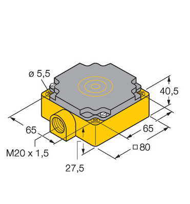 Turck Sensor induktiv NI40-CP80-Y1/S100