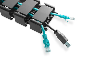 DIGITUS Flexible Kabelführung 1,3 m, schwarz DA-90505