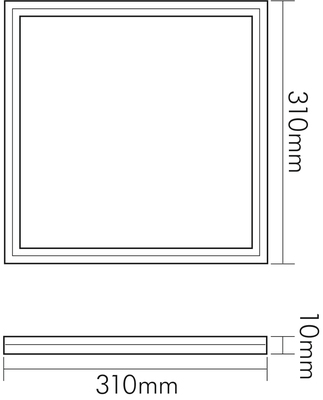 Nobile LED-Panel Flat Q1 ww dim 1-10V 1560141243
