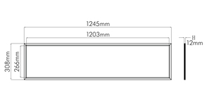 Nobile LED-Panel Flat R2 uplight UGR19 nw dim 1-10V 1560731140