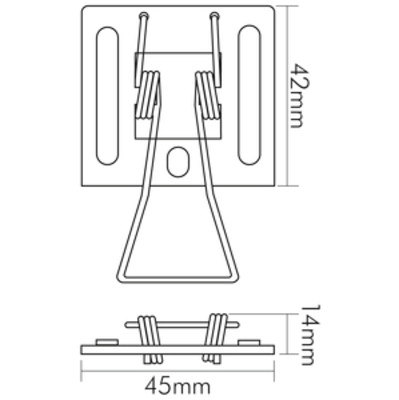 Nobile Einbaufeder 2er-Set 1560980001