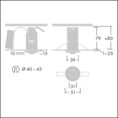 Thorn LED-Notlichtleuchte VoyagerFIT MRC E3 NM