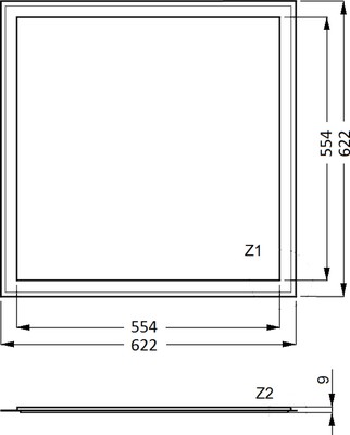 Nobile LED-Panel Q2S UGR19 3000K dim 1570461210