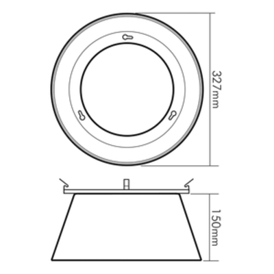 Nobile Alu-Reflektor 60Gr. 1740041611