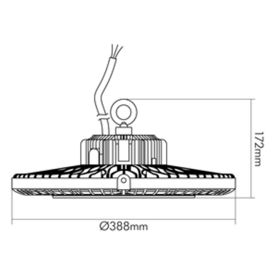 Nobile LED-Hallenstrahler 4000K dim 1-10V 1741151611
