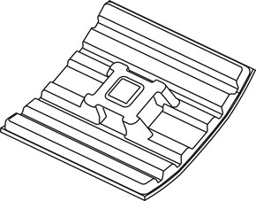 HellermannTyton Klebesockel flexibel 28x28mm schwarz FMB4APTIPA66HSBK