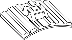 HellermannTyton Klebesockel flexibel 28x28mm schwarz FMB4APTIPA66HSBK