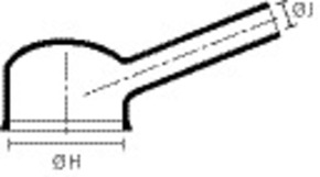 HellermannTyton Formteil Helashrink 1133-1-G-POX-BK