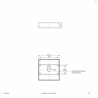 EVN Lichttechnik LED-Anbaupanel 3000K IP20 weiß LPQD170102