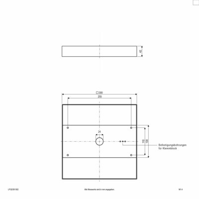 EVN Lichttechnik LED-Anbaupanel 3000K IP20 eds-optik LPQD301302