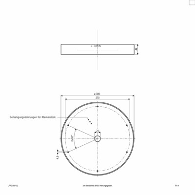 EVN Lichttechnik LED-Anbaupanel 3000K IP20 weiß LPRD300102