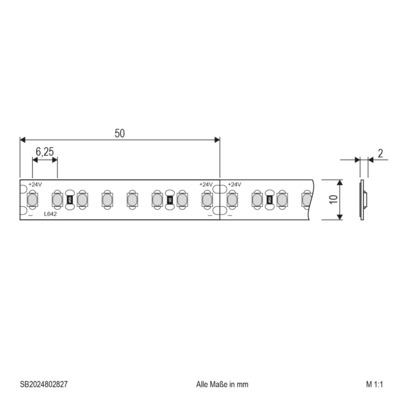 EVN Lichttechnik LED-Strip 5m 2700K 160LEDm, SB2024802827