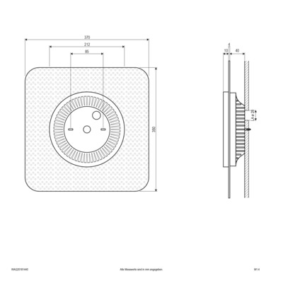 EVN Lichttechnik LED-Wandanbauleuchte 4000K IP20 WAQ20181440