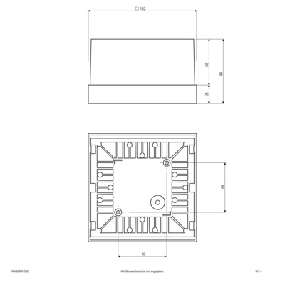 EVN Lichttechnik LED-Wandanbauleuchte 3000K IP54 WAQ54091502