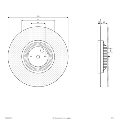 EVN Lichttechnik LED-Wandanbauleuchte 4000K IP20 WAR20181440