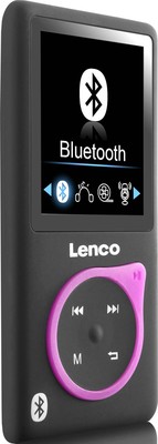 LENCO MP3-Player mit Bluetooth 8GB XEMIO-768 PINK