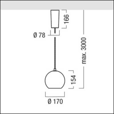 Zumtobel Group LED-Pendelleuchte 3000K Chrom SCON-S AC #60510253