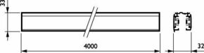 Philips Lighting 3-Phasen-Stromschiene RCS750 3C L4000 ALU