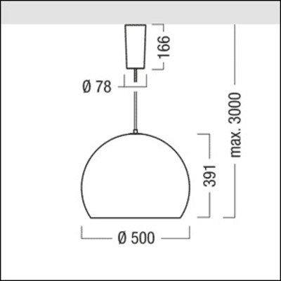 Zumtobel Group LED-Pendelleuchte 3000K Bronze SCON-S AC #60510275