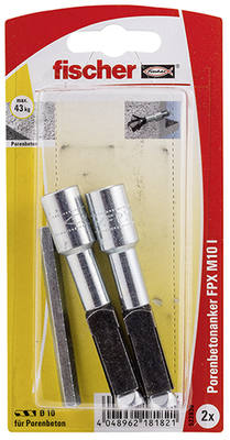 Fischer Deutschl. Porenbetonanker FPX-I M10 K (VE2)