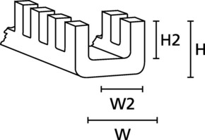 HellermannTyton Kantenschutz Polyäthylen 25m G51PD NA (VE25m)