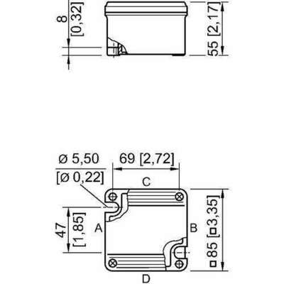 Stahl Leergehäuse 133079