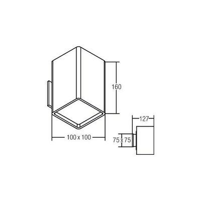 Brumberg Leuchten LED-Wandleuchte 230V 3000K weiß 10040173
