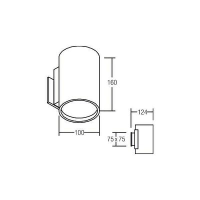 Brumberg Leuchten LED-Wandleuchte 230V3000K weiß 10042173