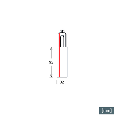 LTS Licht&Leuchten Endeinspeisung weiß PE links Aufbau ST-A F/PE-L/9002 WS